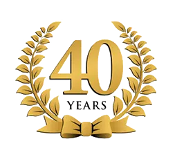 40-years badge